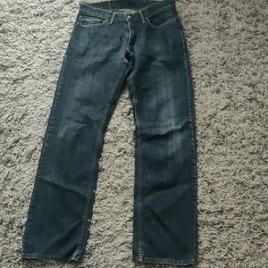 Men's Levi's 514 Size 32x34 Blue Jeans